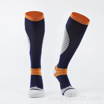 Compression knee high athletic socks
